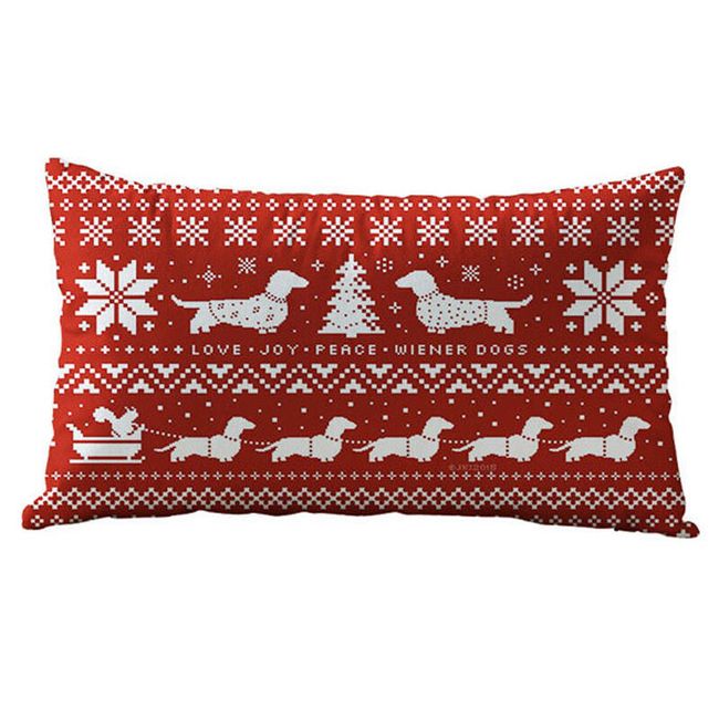 Navlaka za jastuk s božićnim motivima - 25 varijanti 1