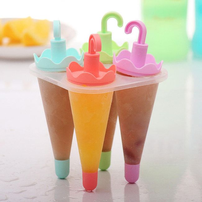 Model za sladolede v obliki dežnika - 2 različici 1