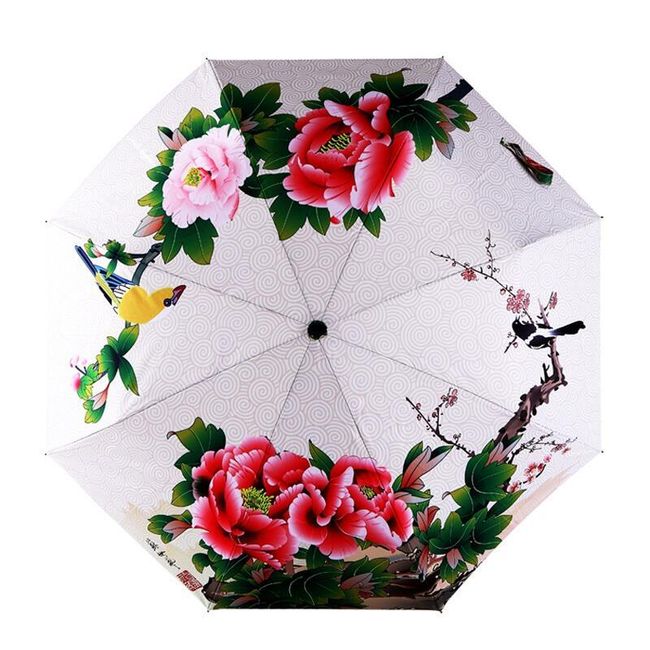 Kwiatowy parasol damski 1