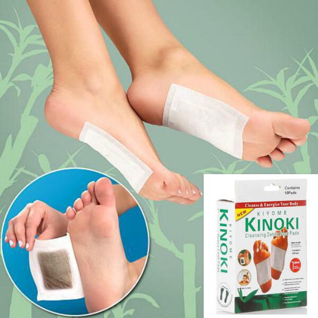 10 kusů detoxikačních náplastí na nohy 1
