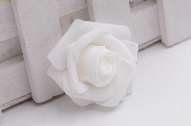 Dekoratív hab rózsa 10 db - több változat 1