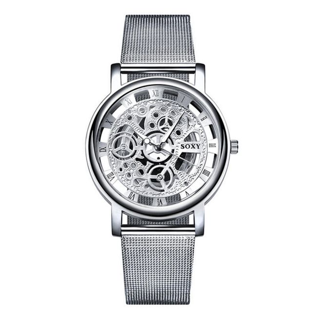 Metalowy zegarek unisex - 2 kolory 1