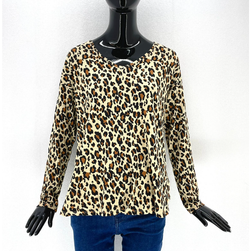 Lagani ženski džemper - leopard uzorak, veličine XS - XXL: ZO_cb6c69d2-245f-11ed-9103-0cc47a6c9c84