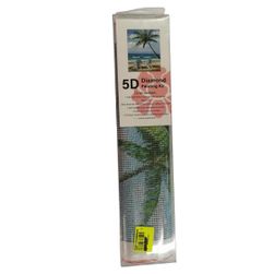 5D set za dijamantno slikanje 30x40cm Plaža s palmom ZO_9968-M7078