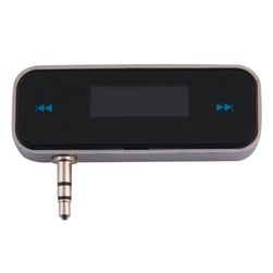 Mini transmițător FM de 3,5 mm pentru telefoanele mobile