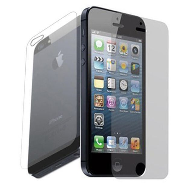 Transparentní ochranná folie na iPhone 5 pro přední a zadní stranu   1