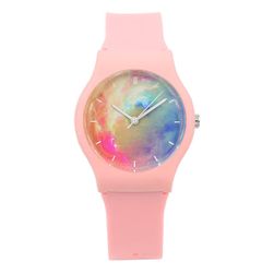 Silikonové hodinky s barevným ciferníkem - 10 barev