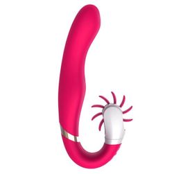 Women's vibrator with stimulator NN66