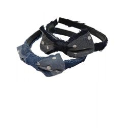 Naglavni trak z lokom - Jeans, Barva: ZO_904d782c-fe20-11ee-8700-aa0256134491