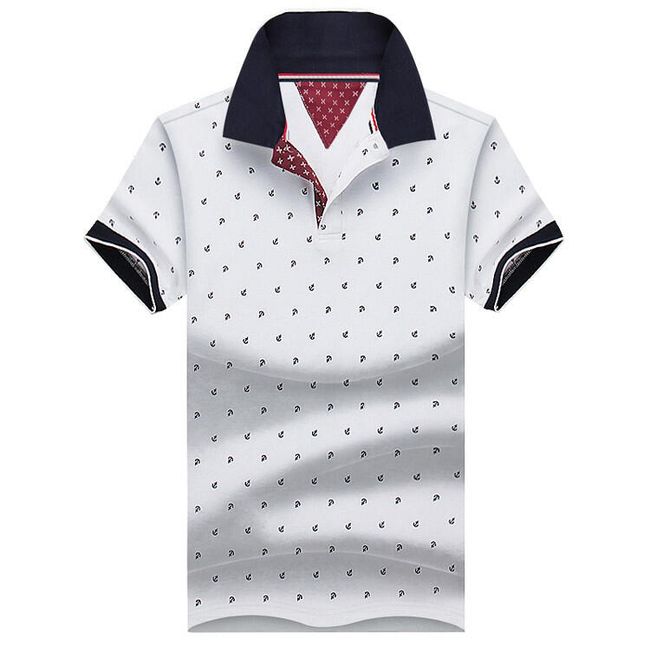 Pánské tričko s límečkem a krátkým rukávem - 5 variant 1