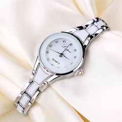 Elegantní hodinky s kamínky místo číslic - 4 barvy