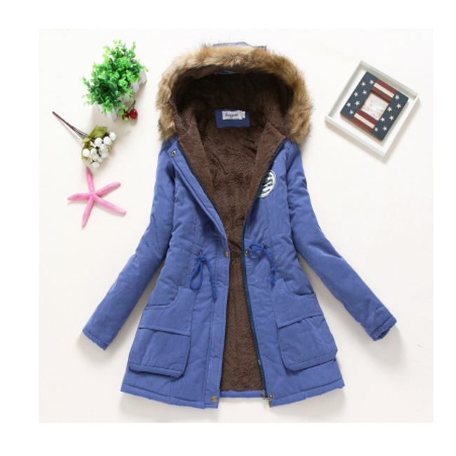 Jachetă de iarnă Jane pentru femei - Safir - Mărimea nr. L/XL, Mărimi XS - XXL: ZO_b86b84dc-b3c7-11ee-b94c-8e8950a68e28 1