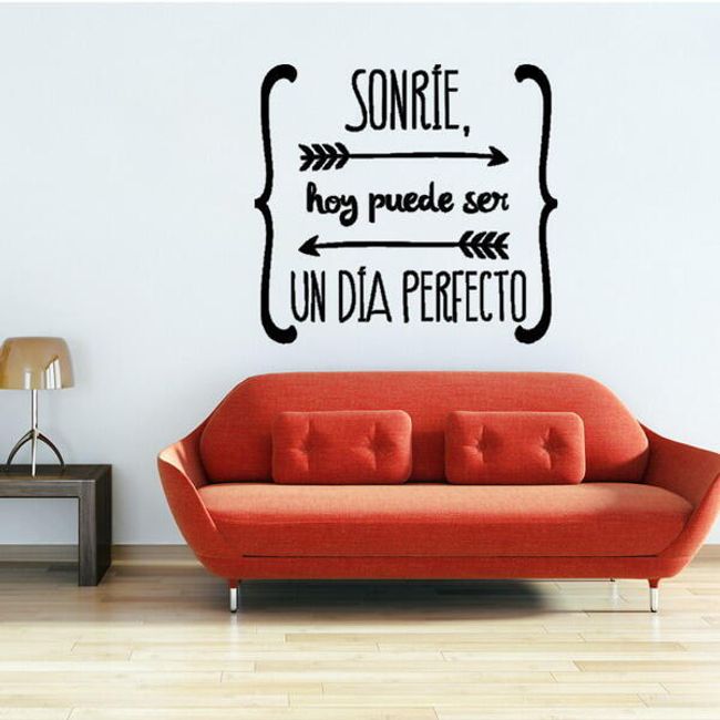Samolepka na stenu - španielsky citát - 55 x 50 cm 1