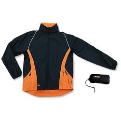 Jachetă de vânt Tour pentru bărbați, negru - portocaliu, Mărimi XS - XXL: ZO_55696-XL