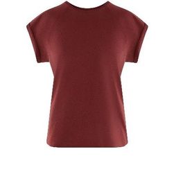 Červené klasické bavlnené tričko, veľkosti XS - XXL: ZO_253957-S