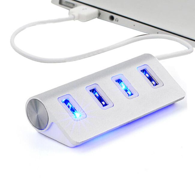 Vysokorychlostní USB hub se čtyřmi porty v elegantním designu 1