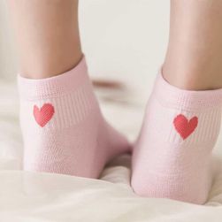 Ponožky s roztomilými srdíčky - 5 variant