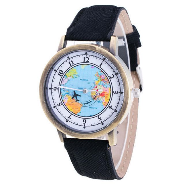 Unisex zegarek dla podróżujących - 7 kolorów 1