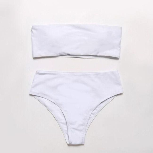Damski dwuczęściowy strój kąpielowy Anturia White - rozmiar M, Rozmiary XS - XXL: ZO_229269-M 1