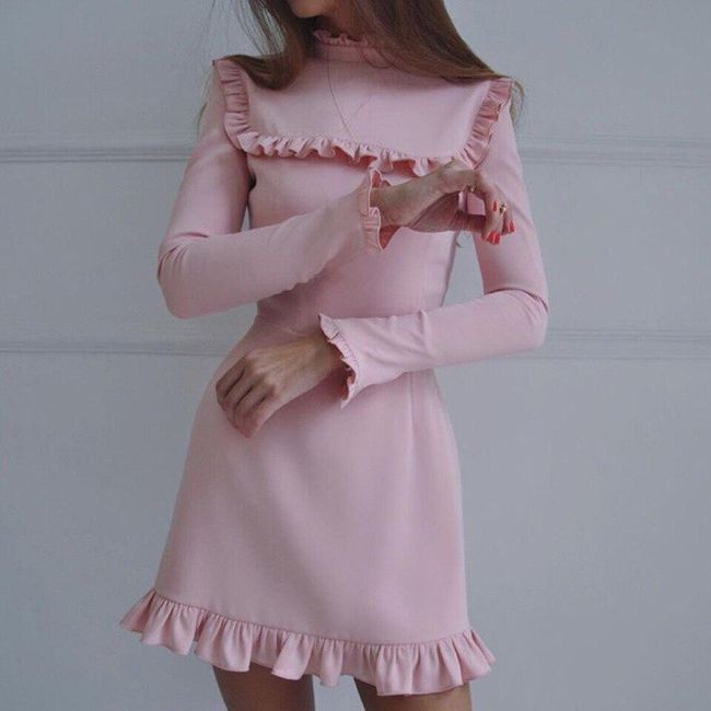 Vintage šaty s volánky 1