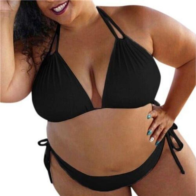 Ženski veliki kupaći kostim Samira Black - veličina 2, veličine XS - XXL: ZO_228924-S 1