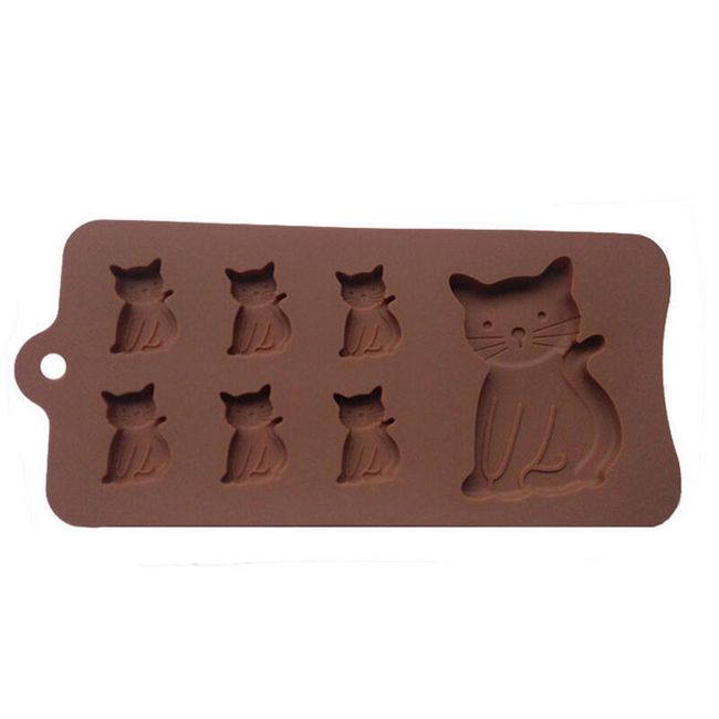 Formička na čokoládu - kočičky 1