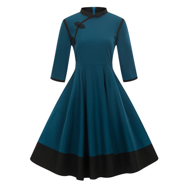 Vintage šaty v japonském stylu - 2 barvy 1