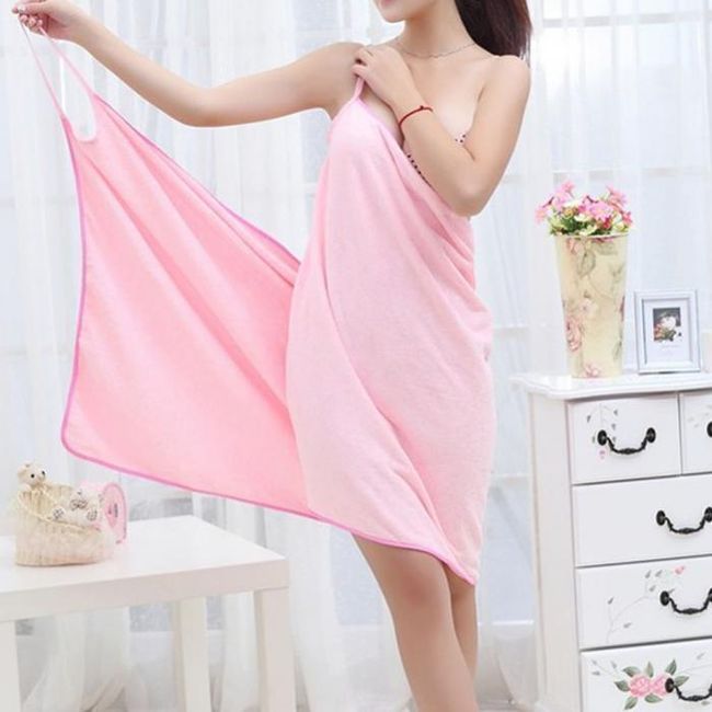 Дамска кърпа за баня в стил рокля 1