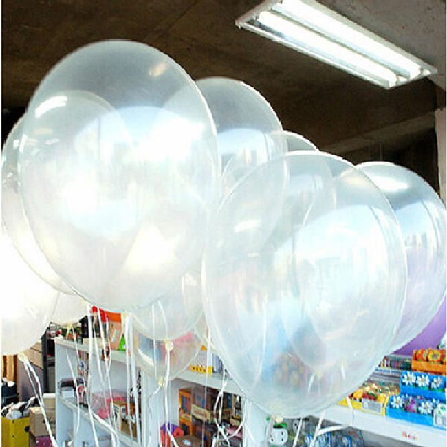 Průhledné balonky - 100 kusů 1