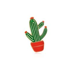 Unisex brož Cactus