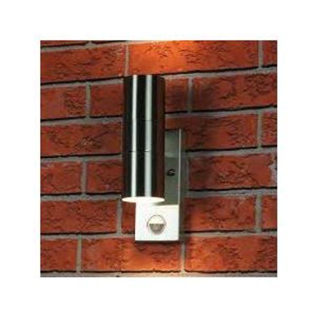 Vanjska zidna svjetiljka od nehrđajućeg čelika sa senzorom pokreta ZO_16382 1