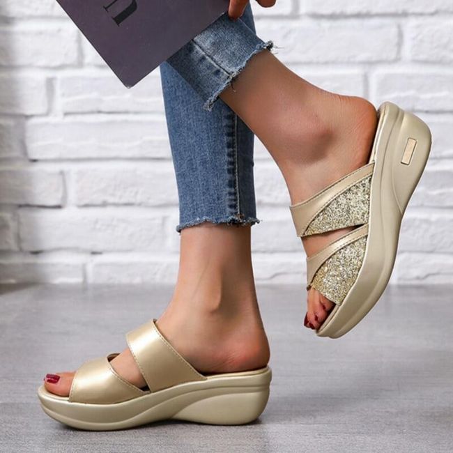 Papuci cu platformă pentru femei Olganza 1