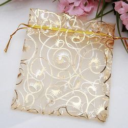 Darilne vrečke (100 kosov) - zlata barva
