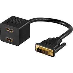 DVI - D Dual Link (m) - 2x HDMI (v) rozbočovač ZO_246325