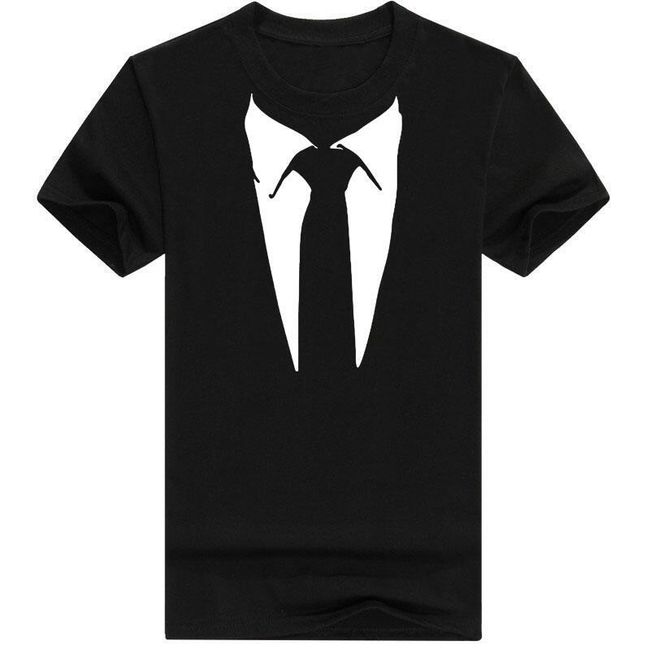 Pánske tričko - kravata 1