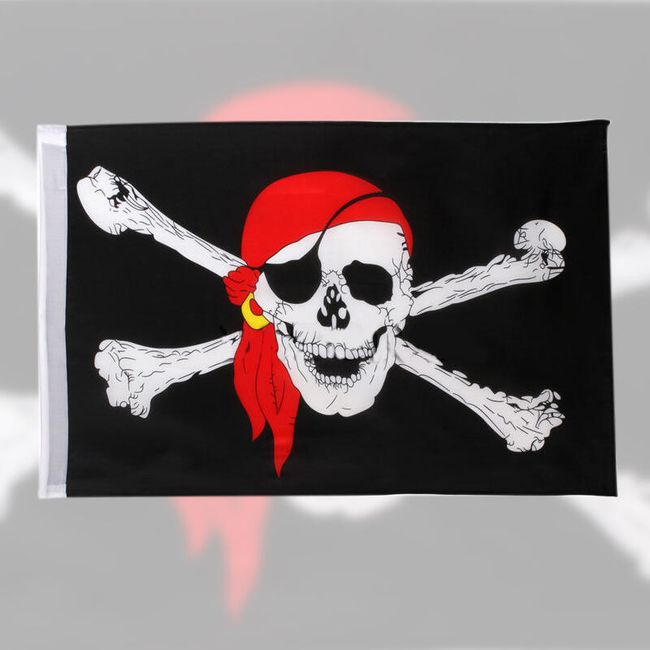 Pirátská vlajka - 2 velikosti 1
