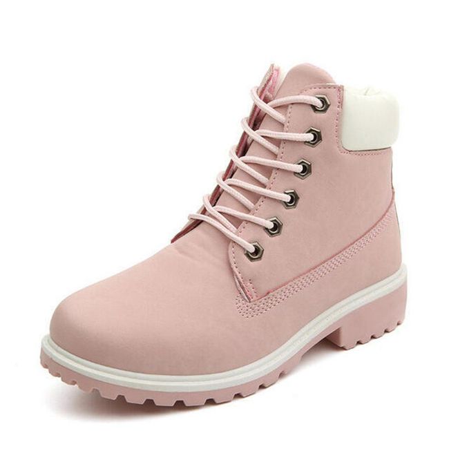 Unisex kotníkové zimní boty - 5 barev Růžová - 36, Velikosti OBUV: ZO_236910-36 1
