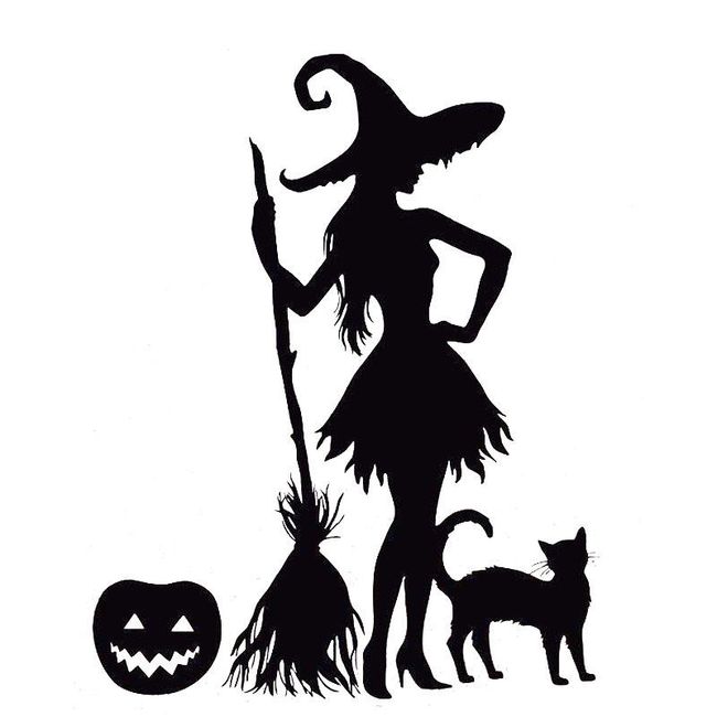Halloweenská samolepka na auto 1