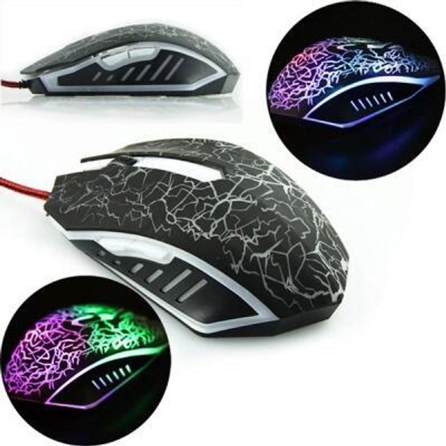 Mouse optic pentru jocuri cu iluminare LED 1