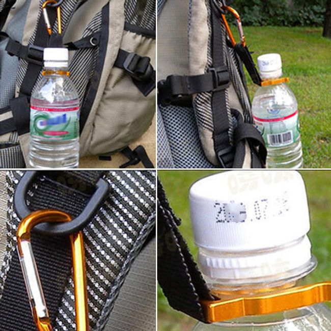 Aluminijumski držač za flašu sa kvakom i kompasom 1