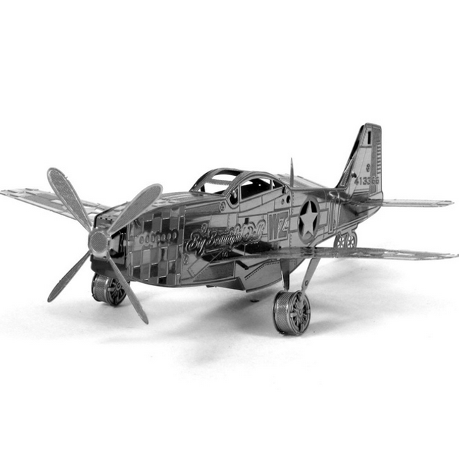 Puzzle 3D al avionului de luptă North American NA-73X 1