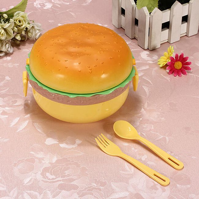 Box na obědy ve tvaru hamburgeru 1