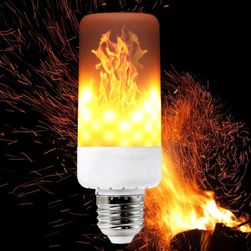 LED žárovka s efektem plamenu - E27, E26, E14, E12 a B22