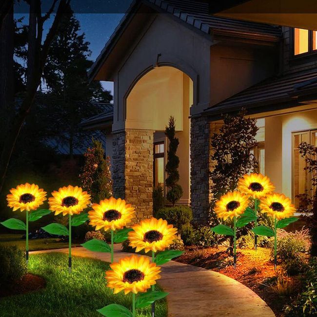LED solární světlo Sunflower 1