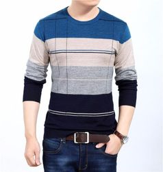 Мъжки есенен пуловер - 3 цвята