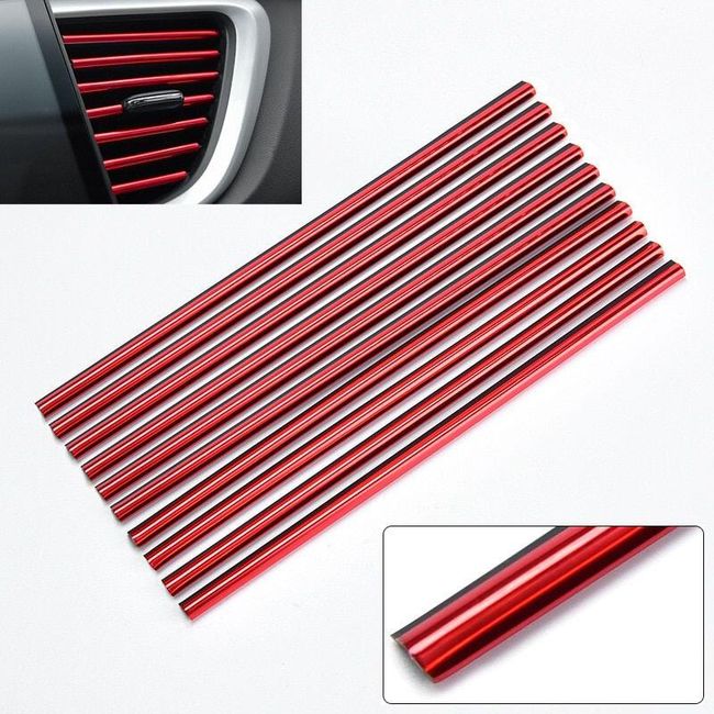 Decorative strips for car ventilation grille Moyer 1