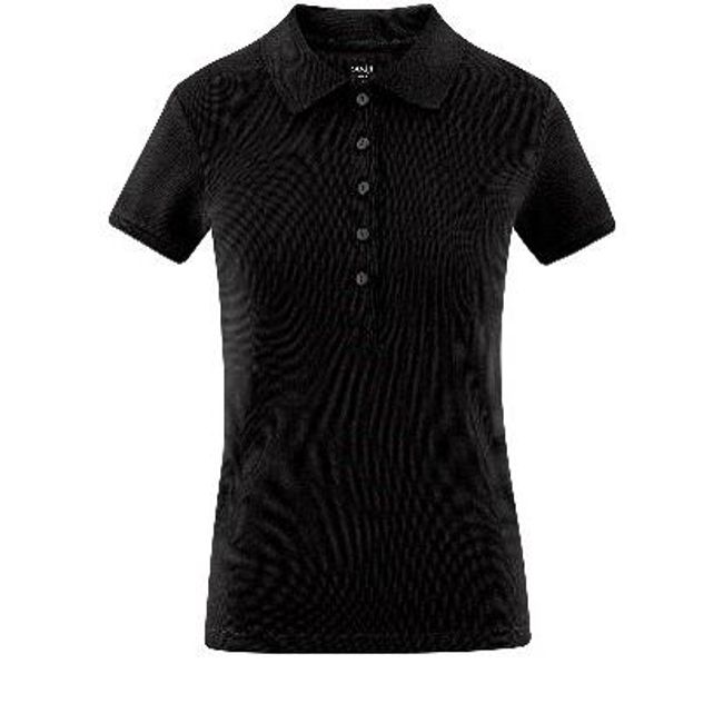 Klasyczna koszulka polo z czarnej bawełny, rozmiary XS - XXL: ZO_1dac2c14-e43f-11ee-aec9-7e2ad47941cc 1