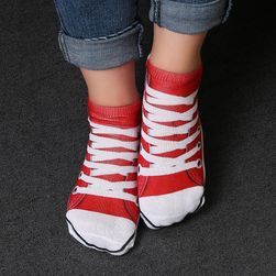 Kotníkové ponožky s různými motivy - unisex