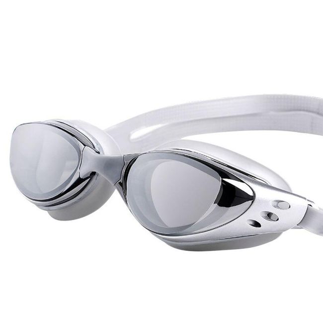 Regulowane okulary pływackie z ochroną UV i funkcją anti-fog - 6 kolorów 1