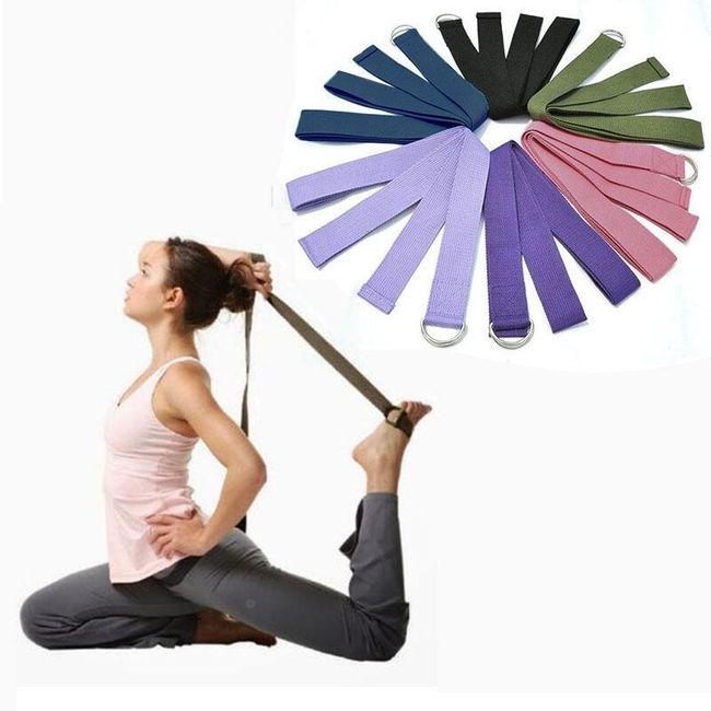Protahovací popruh na fitness i jógu - různé barvy 1